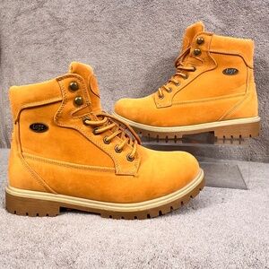 Lugz Mantle Hi Round Toe Lace Up Women Work Casual Boots WMANTLHK-7431 Lugged 10